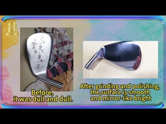 ゴルフクラブの磨きビデオ