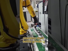 ステンレス鋼のケトル磨き