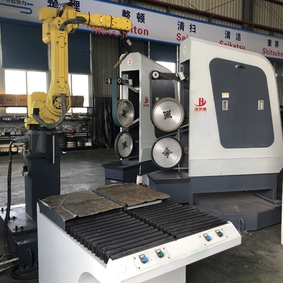 購入 ドアハンドル 自動 ロボット 磨き機 Cnc 380V 11KW オンライン製造