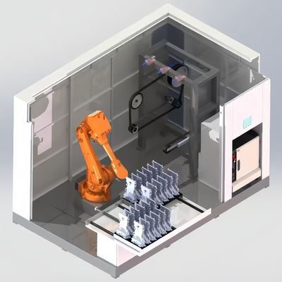 購入 Modular Robotic Finishing System for Metal Castings Automated Grinding and Precision Polishing Equipment オンライン製造