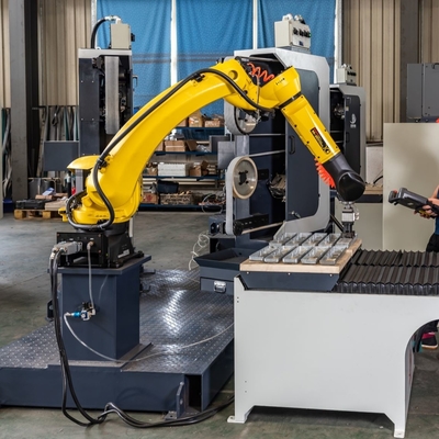 ドアハンドル ロボットブーフィングマシン, ロボットセル金属デブリングマシン ベルトポーリング ドアハンドル