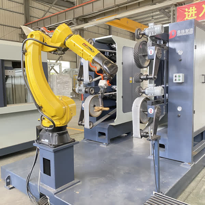 Cnc磨き機 ハンマーとラインメンのタッチのための機械 FUNAC ロボット腕