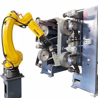 ロボット磨きセルを持つ産業用磨きと磨き機
