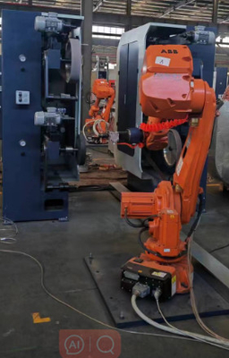 4000mm サンドベルト ロボット 磨き機 13KW 腕強さ 25KG
