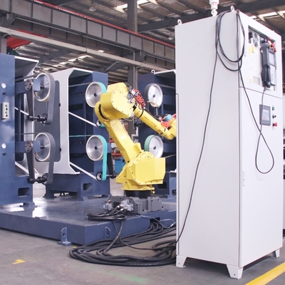 金属ドアハンドルのための自動ロボット磨き機,ハードウェアのための高効率のインテリジェント磨き設備