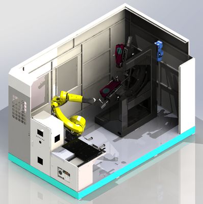 機械,金属および不鋼鋼の曲線管の精密な表面仕上げのための自動磨きシステム