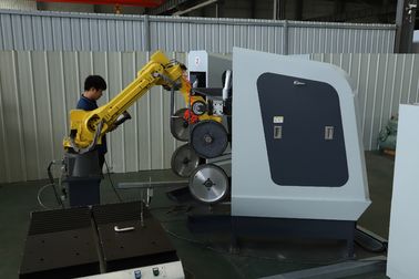 シャワーの蛇口のミキサーのためのCNCのロボティック表面ベルトのロボティック粉砕の磨く機械