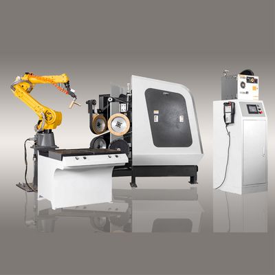 FUNACのロボティック腕を搭載する洗面器のコックの磨く機械
